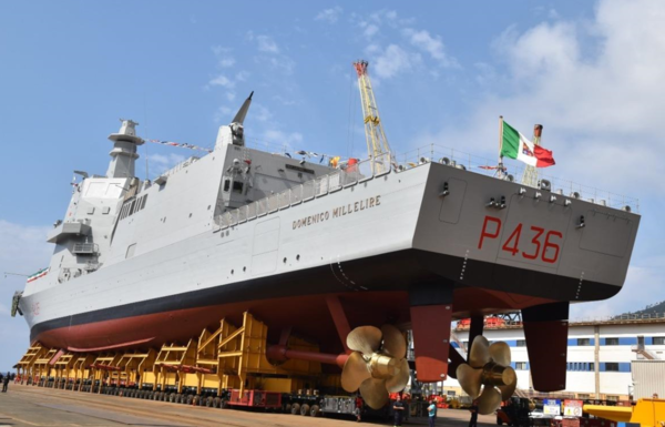 Fincantieri launches 7th PPA, Multipurpose Combat Ship