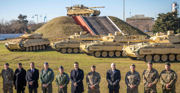 First modernized TAM 2C A2 tanks delivered to Argentina Army